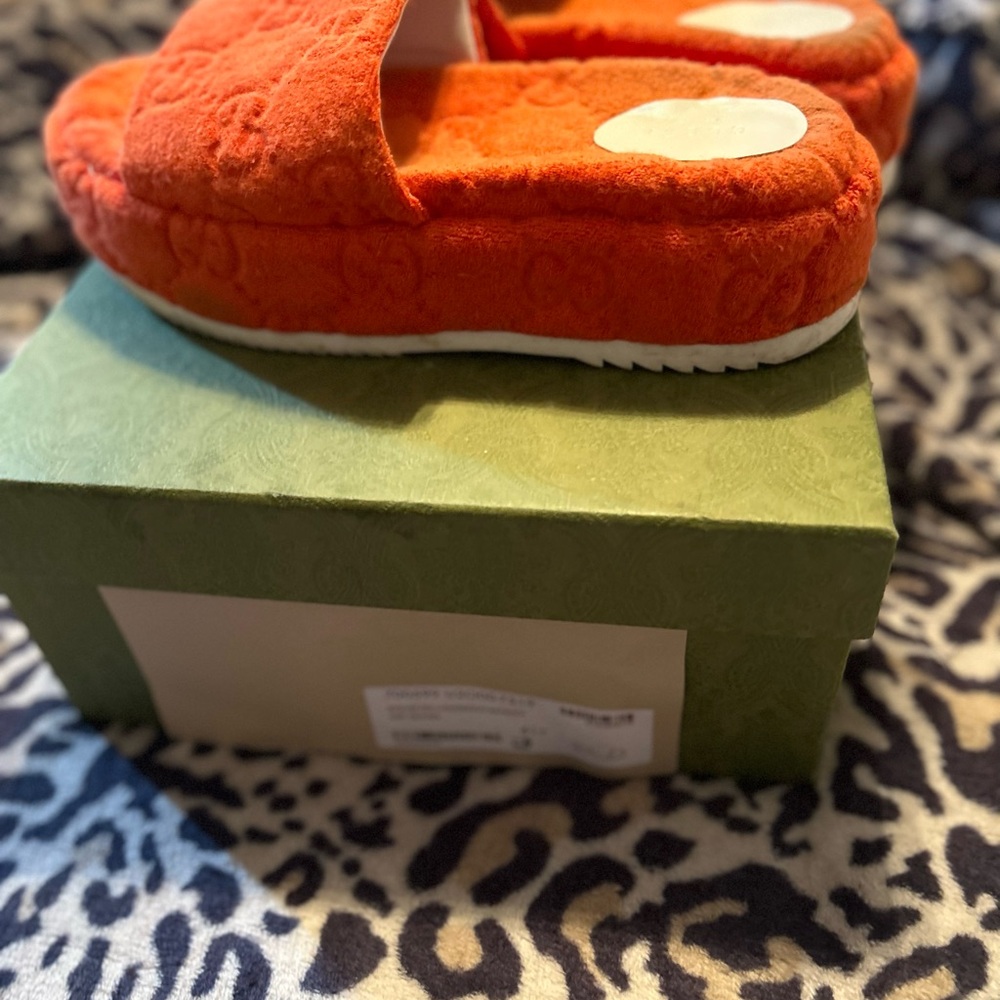Gucci Orange Sandals